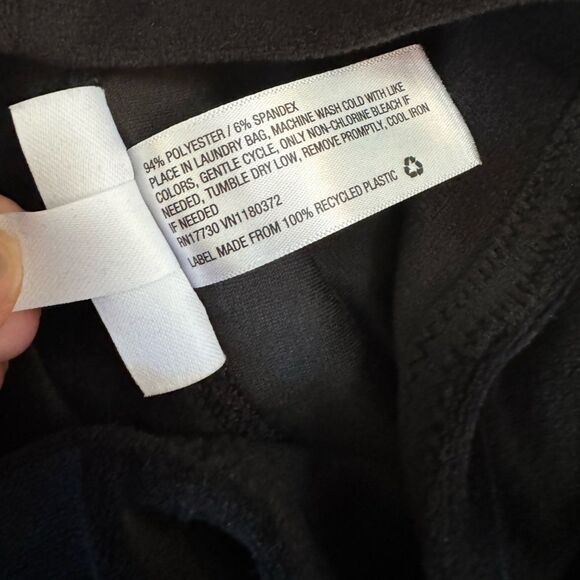 Colsie Black Velvet Style Biker Shorts - Size XS - Picture 5 of 5